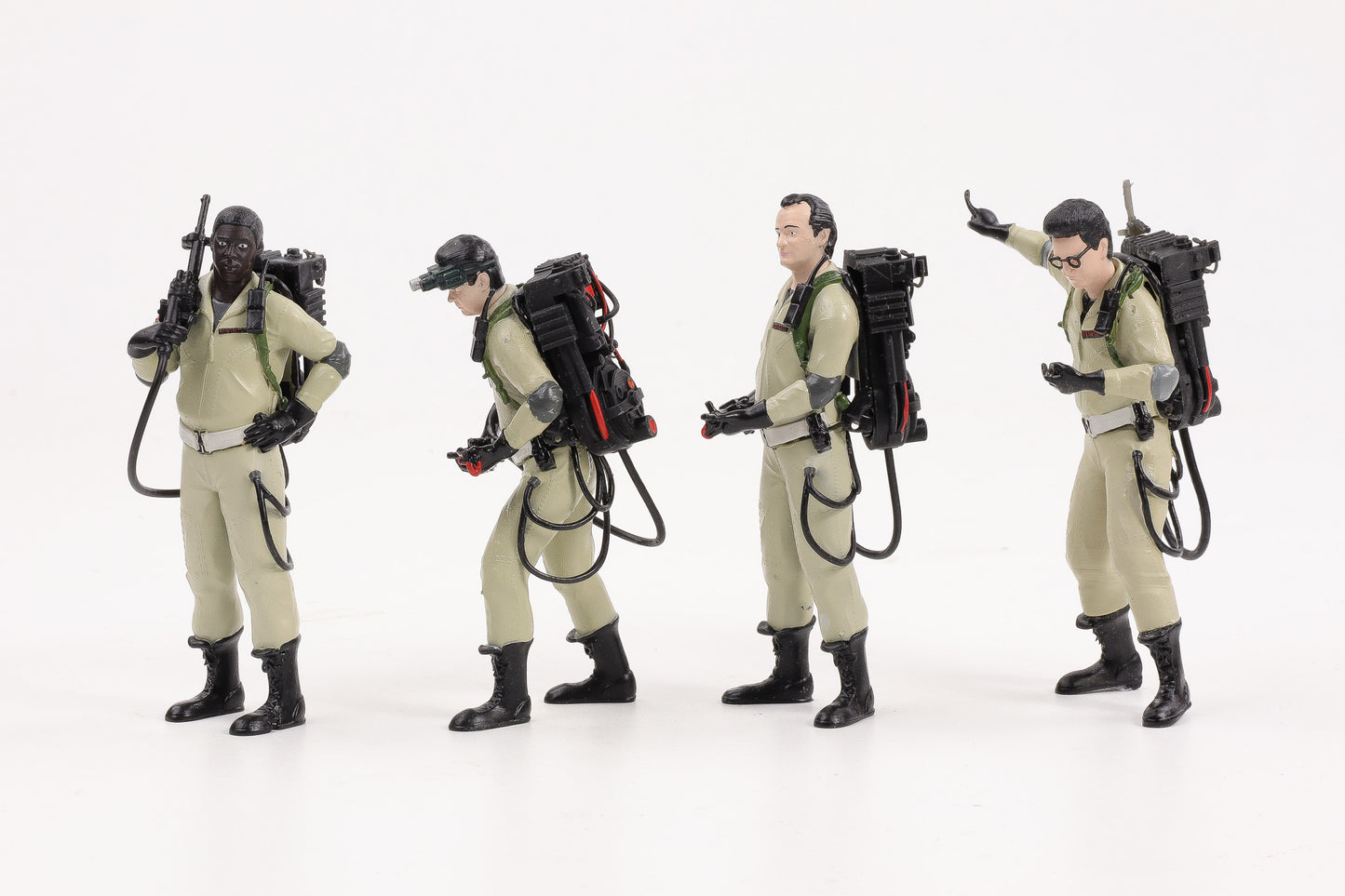 1:18 Cartrix Ghostbusters Figurenset Peter Ray Egon Winston Figuren bemalt ca.10 cm