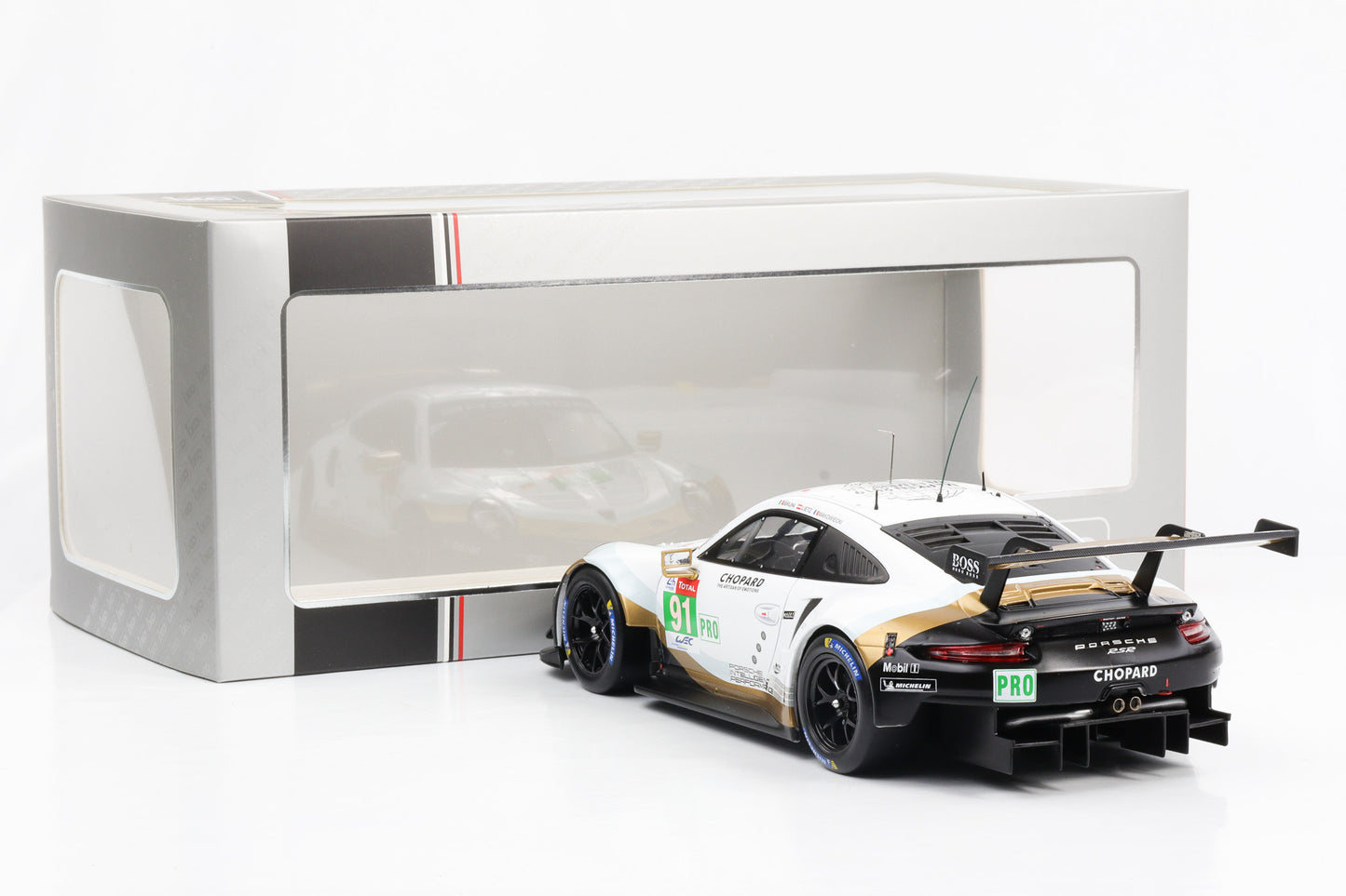 1:18 Porsche 911 991 RSR #91 2nd LMGTE Pro Team GT 24h Le Mans 2019 IXO