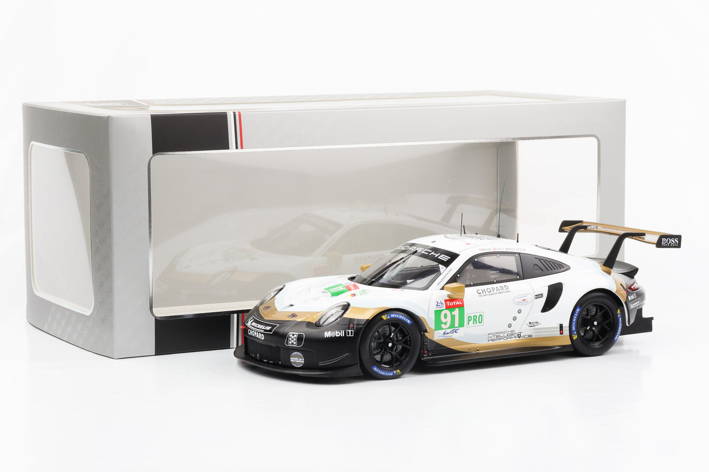 1:18 Porsche 911 991 RSR #91 2nd LMGTE Pro Team GT 24h Le Mans 2019 IXO