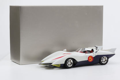 1:18 Schwyn Haas Aluminium Body Hamilton Speed Racer Go Go MACH 5 White Version
