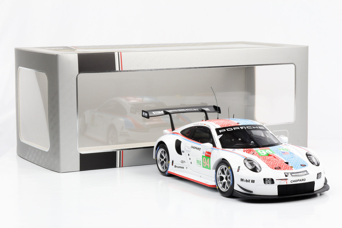 1:18 Porsche 911 991 RSR #94 Porsche GT Team 24h Le Mans 2019 IXO