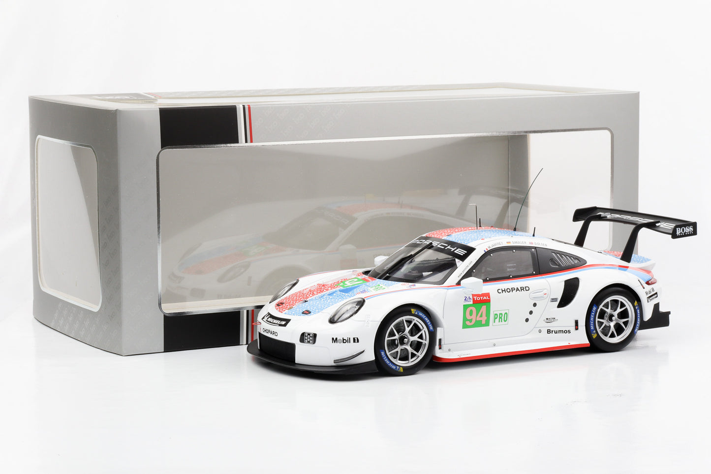 1:18 Porsche 911 991 RSR #94 Porsche GT Team 24h Le Mans 2019 IXO