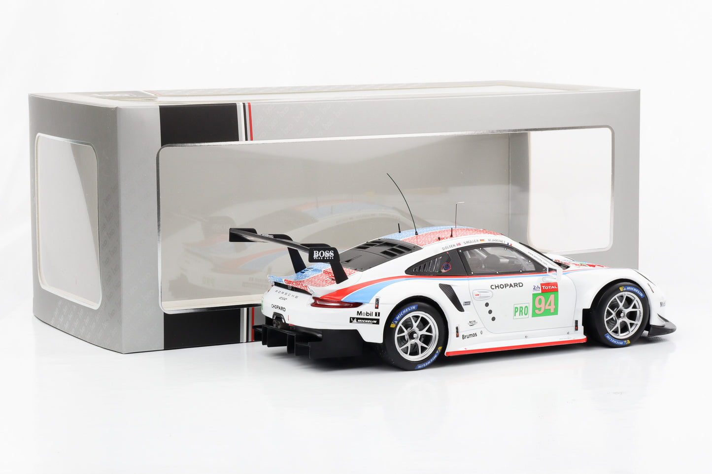 1:18 Porsche 911 991 RSR #94 Porsche GT Team 24h Le Mans 2019 IXO