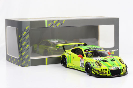 1:18 Porsche 911 GT3 R Manthey Racing 2018 VLN Nürburgring Winner IXO