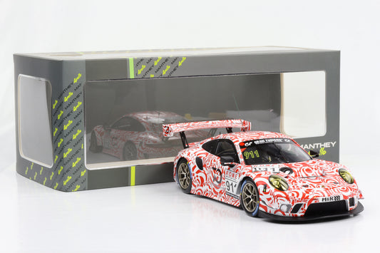 1:18 Porsche 911 GT3 R Manthey Racing 2018 VLN 9 Nürburgring IXO