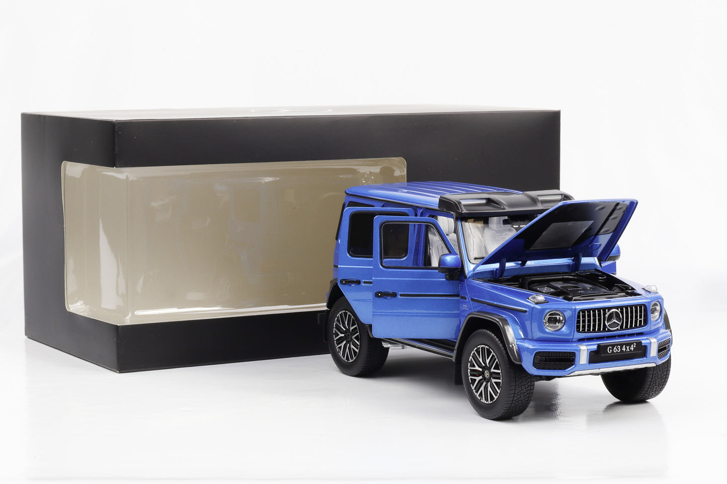 1:18 Mercedes-Benz AMG G 63 4x4 mer du sud bleu fou iScale Dealer Limited