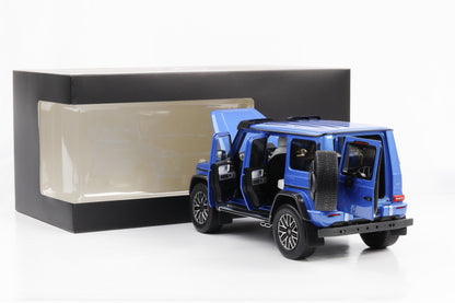 1:18 Mercedes-Benz AMG G 63 4x4 mer du sud bleu fou iScale Dealer Limited