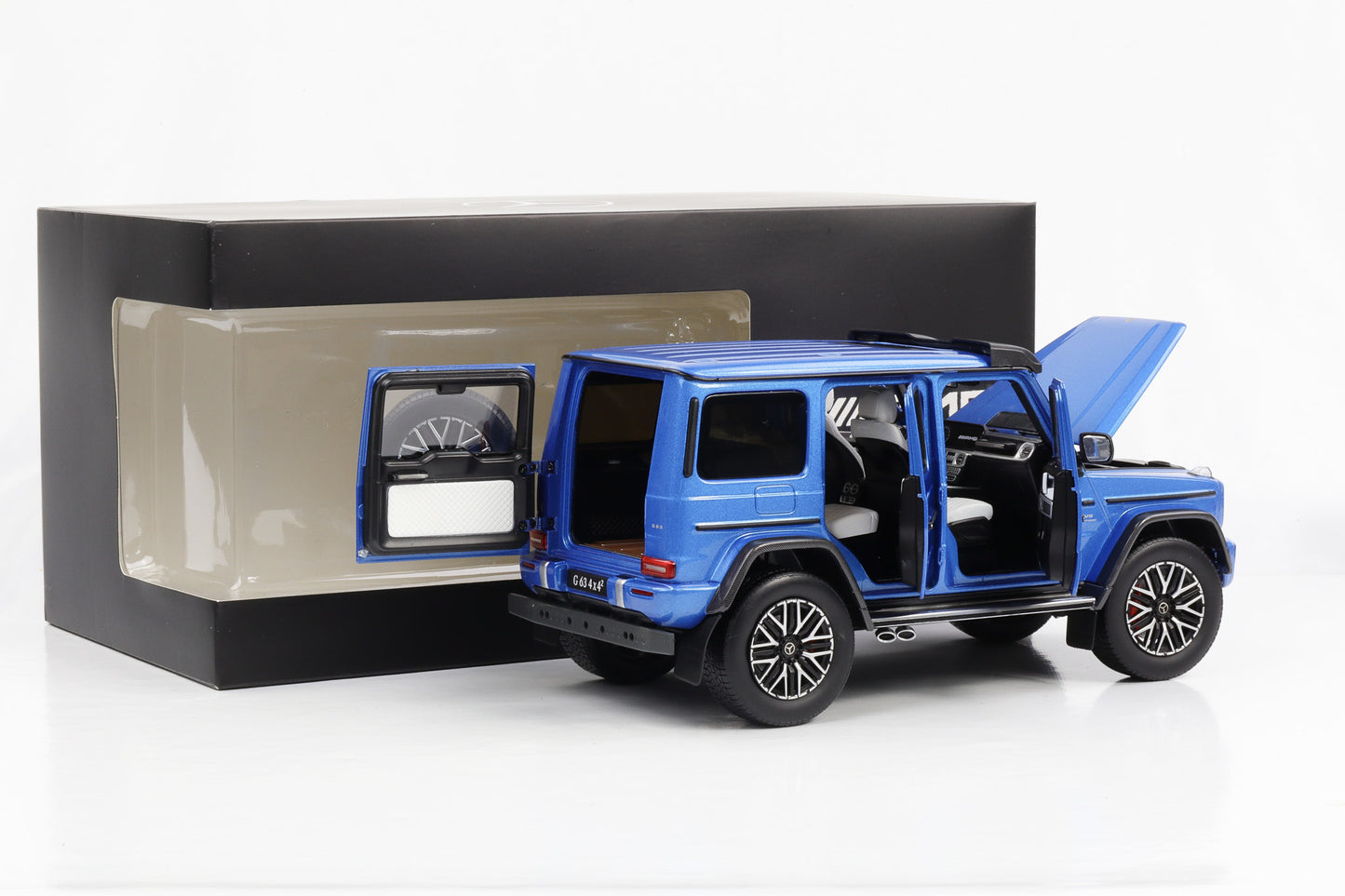 1:18 Mercedes-Benz AMG G 63 4x4 mer du sud bleu fou iScale Dealer Limited