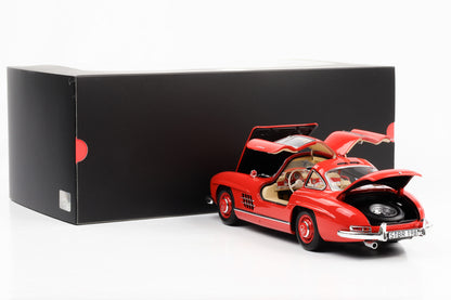 1:18 Mercedes-Benz 300 SL W198 1954 - 1957 Feuerwehrrot Norev Dealer