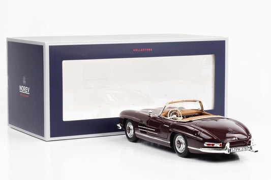 1:18 Norev Mercedes-Benz 300 SL W198 Roadster 1957 dunkelrot 183891