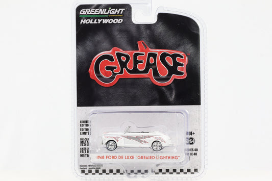 1:64 Grease 1948 Ford De Luxe Greased Lightning white Greenlight Hollywood