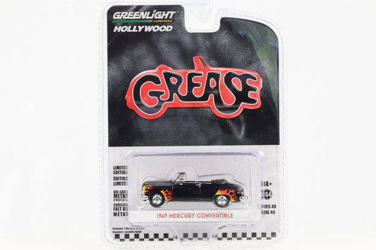 1:64 Grease 1949 Mercury Convertible black Greenlight Hollywood