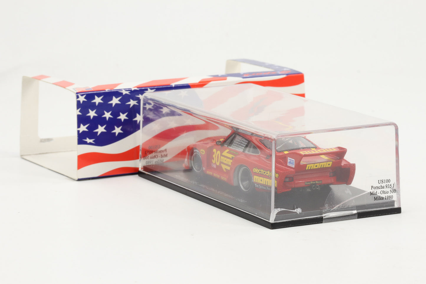 1:43 Spark Porsche 935 J Mid #30 Ohio 500 Miles 1980 US100