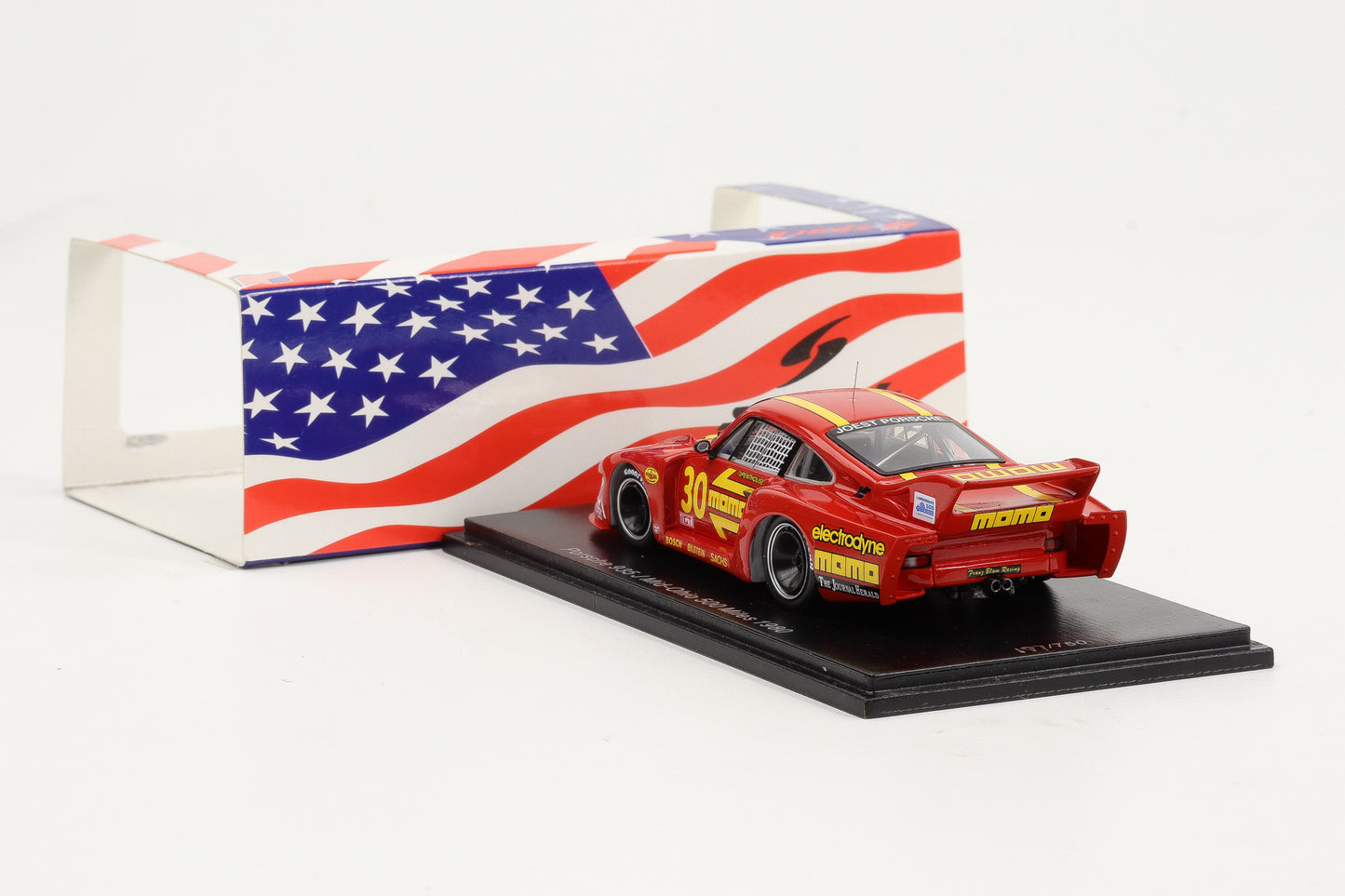 1:43 Spark Porsche 935 J Mid #30 Ohio 500 Miles 1980 US100