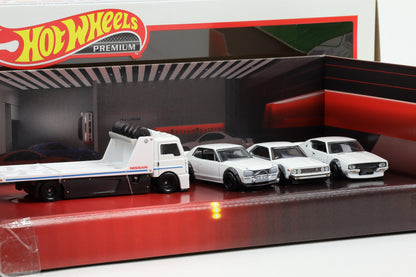 1:64 Nissan Skyline Premium Diorama Box Set #5 Hot Wheels
