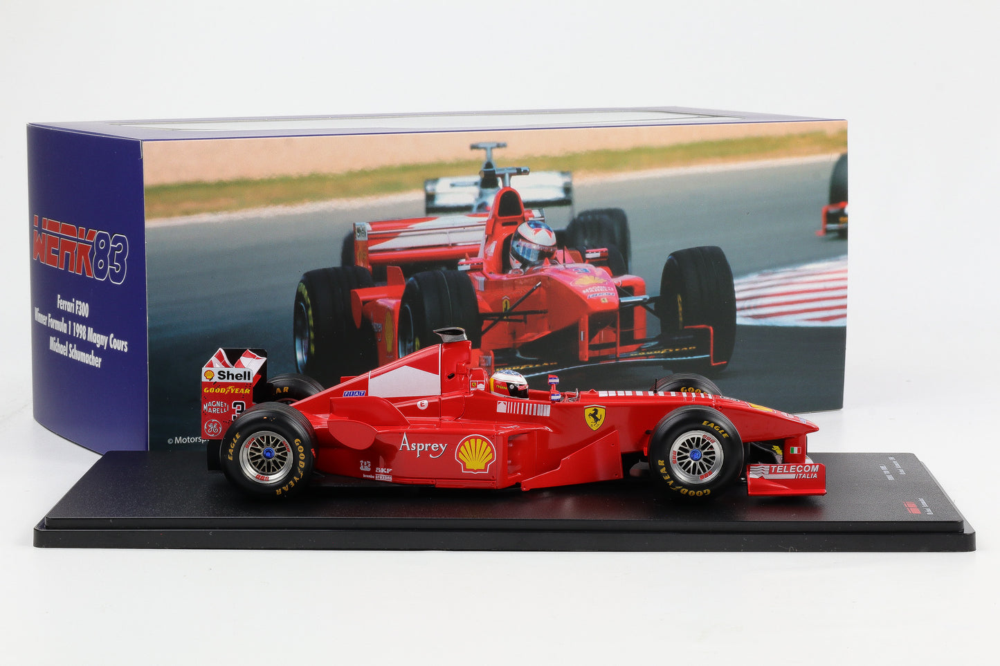 1:18 Werk83 Ferrari F300 #3 Sieger Frankreich GP Formel 1 1998 M. Schumacher
