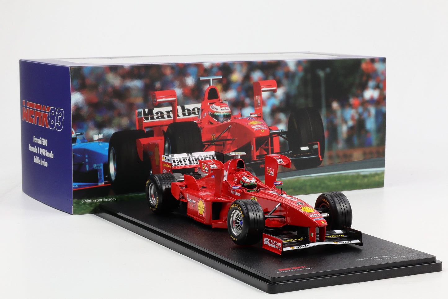 1:18 Werk83 Ferrari F300 Tower Wings #4 Irvine 3rd Imola GP Formel 1 1998