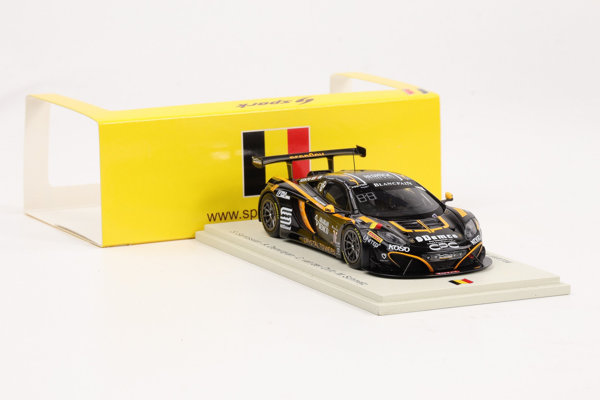1:43 Spark Lamborghini Huracan GT3 EVO Orange 1 FFF Racing Team 24h Sp ...