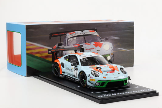 1:18 IXO Porsche 911 GT3 R Gulf #12 4th 24h Spa 2020 Campbell Pilet Jaminet