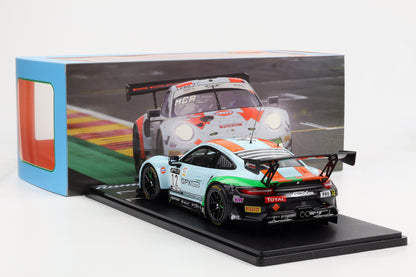 1:18 IXO Porsche 911 GT3 R Gulf #12 4th 24h Spa 2020 Campbell Pilet Jaminet