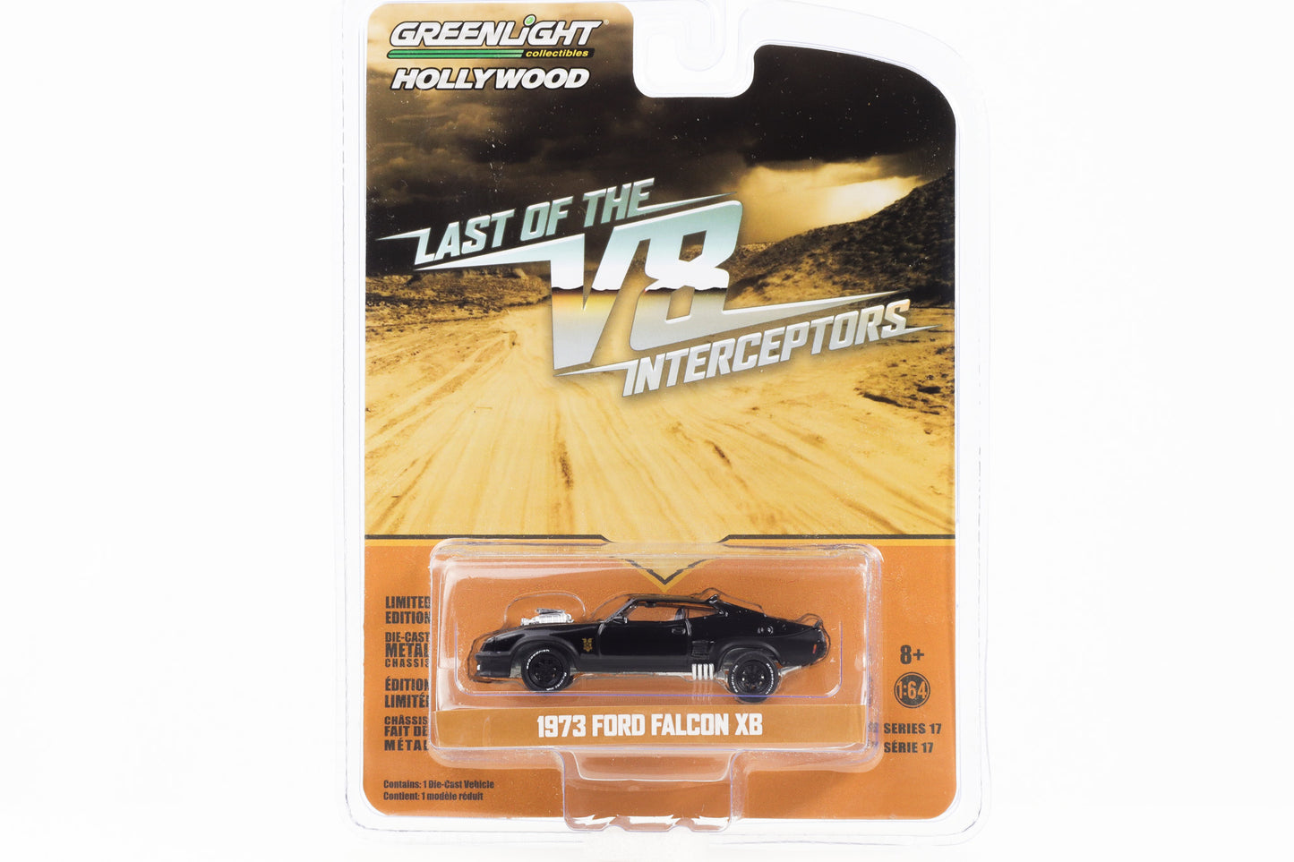 1:64 Last of the V8 Interceptors 1973 Ford Falcon XB black Greenlight Hollywood