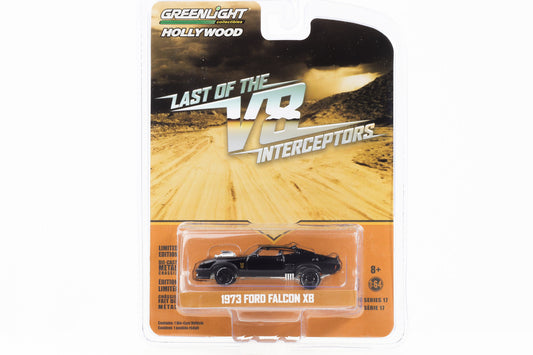 1:64 Last of the V8 Interceptors 1973 Ford Falcon XB schwarz Greenlight Hollywood