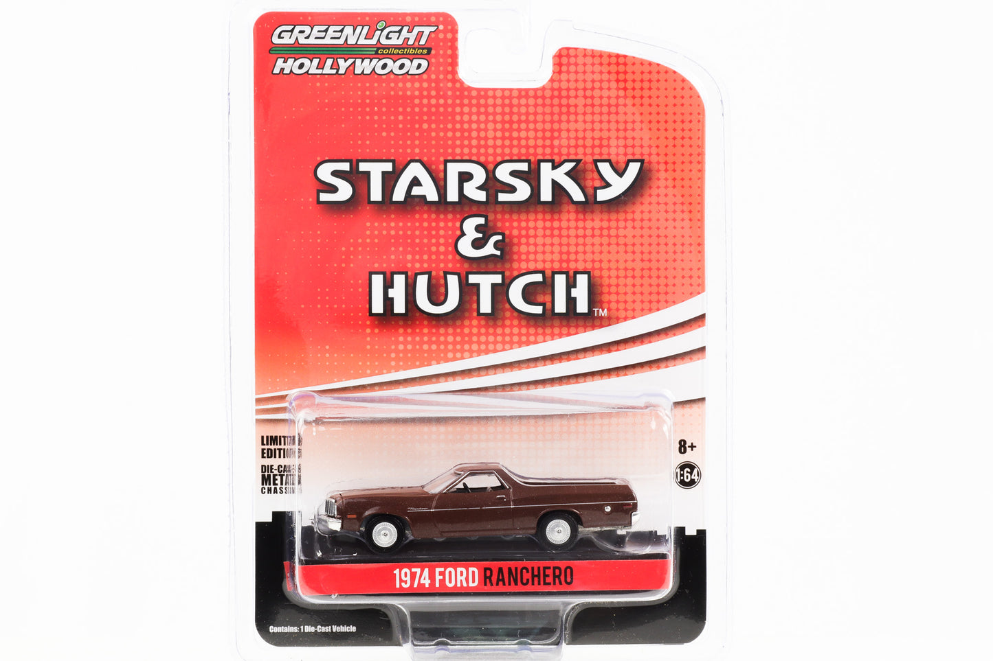 1:64 Starsky & Hutch 1974 Ford Ranchero metallic-braun Greenlight Hollywood