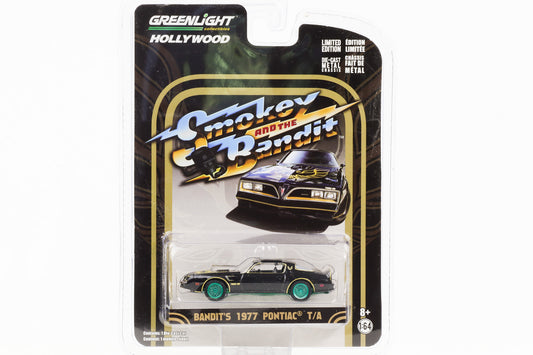 1:64 Somkey and the Bandit - Bandit's 1977 Pontiac T/A Green Machine Greenlight Hollywood