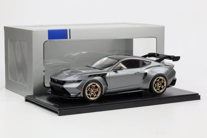 1:18 IXO Ford Mustang GTD V8 Performance Supercar 2025 silver-grey metallic diecast