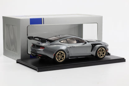 1:18 IXO Ford Mustang GTD V8 Performance Supercar 2025 silver-grey metallic diecast