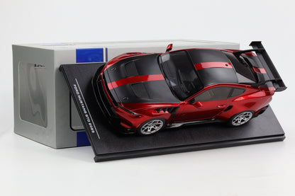 1:18 IXO Ford Mustang GTD V8 Performance Supercar 2025 red metallic carbon diecast