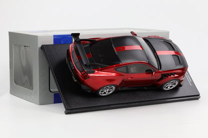 1:18 IXO Ford Mustang GTD V8 Performance Supercar 2025 red metallic carbon diecast