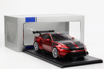 1:18 IXO Ford Mustang GTD V8 Performance Supercar 2025 red metallic carbon diecast