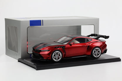 1:18 IXO Ford Mustang GTD V8 Performance Supercar 2025 red metallic carbon diecast