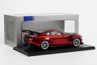 1:18 IXO Ford Mustang GTD V8 Performance Supercar 2025 red metallic carbon diecast
