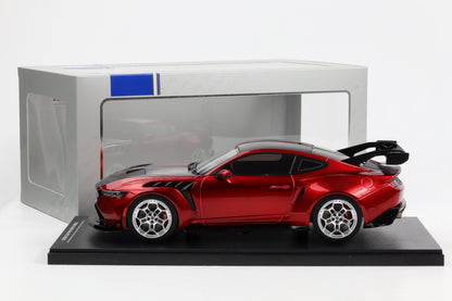 1:18 IXO Ford Mustang GTD V8 Performance Supercar 2025 red metallic carbon diecast