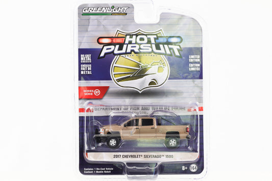 1:64 Hot Pursuit 2017 Chevrolet Silverado 1500 Department of Fish & Wildlife Police Greenlight