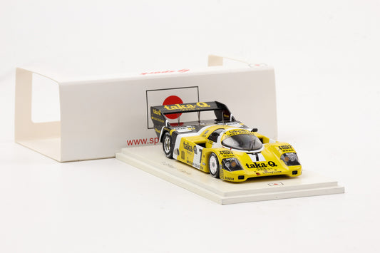 1:43 Spark Porsche 956 #7 Ghinzani Barilla Winner 1000km Fuji 1986 SJ019