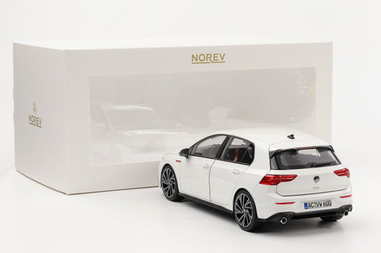 1:18 Norev VW Volkswagen Golf VIII GTI 5-door 2021 whitemetallic 188593