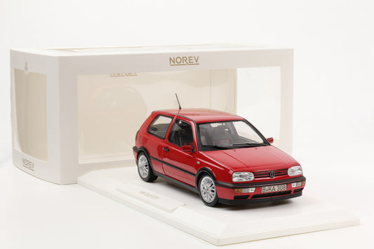 1:18 Norev VW Volkswagen Golf 3 GTI 1996 Flashrot 20 Years Edition 188418