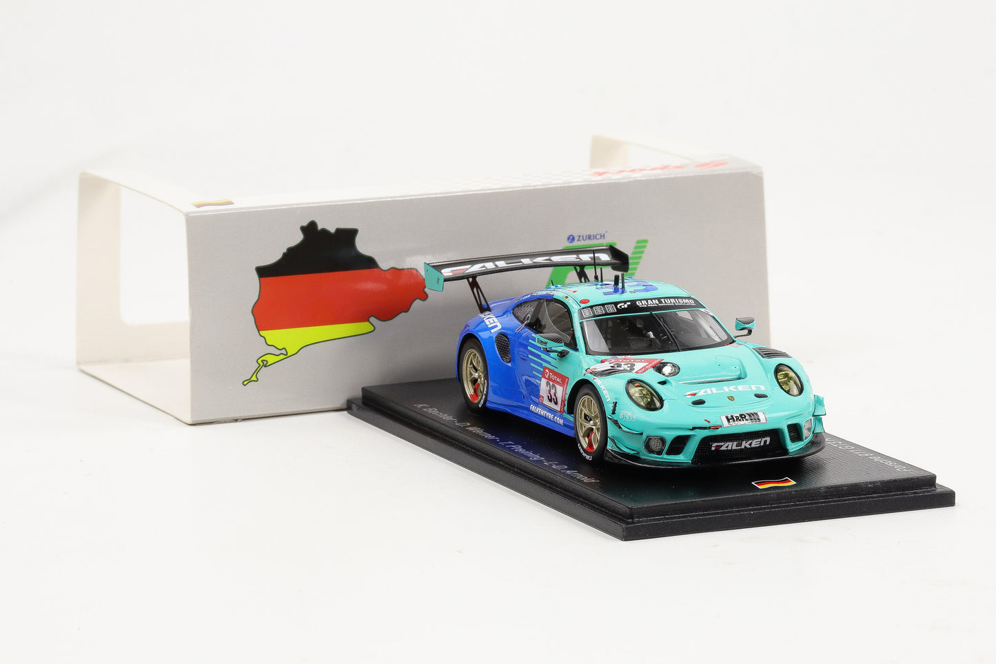 1:43 Spark Porsche 911 GT3 R Falken Motorsports #33 9th 24h Nürburgring 2021