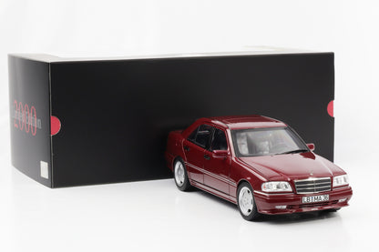 1:18 Mercedes-Benz C 36 AMG W202 almandinrot Norev Dealer limited