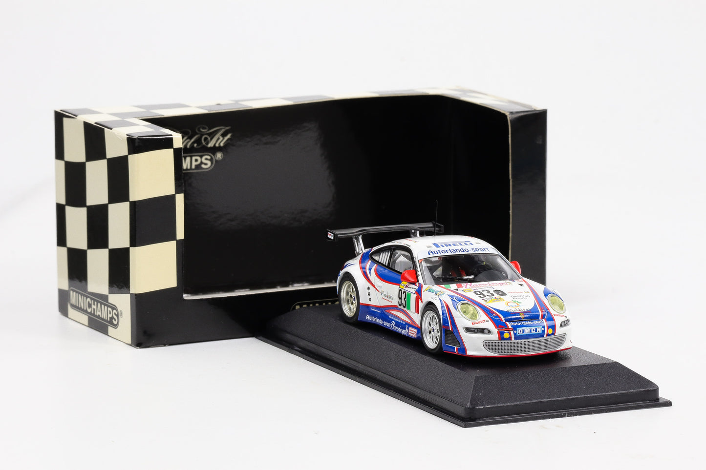 1:43 Minichamps Porsche 911 GT3 RSR 24h Le Mans 2007 #93 Simonsen Nielsen Ehret
