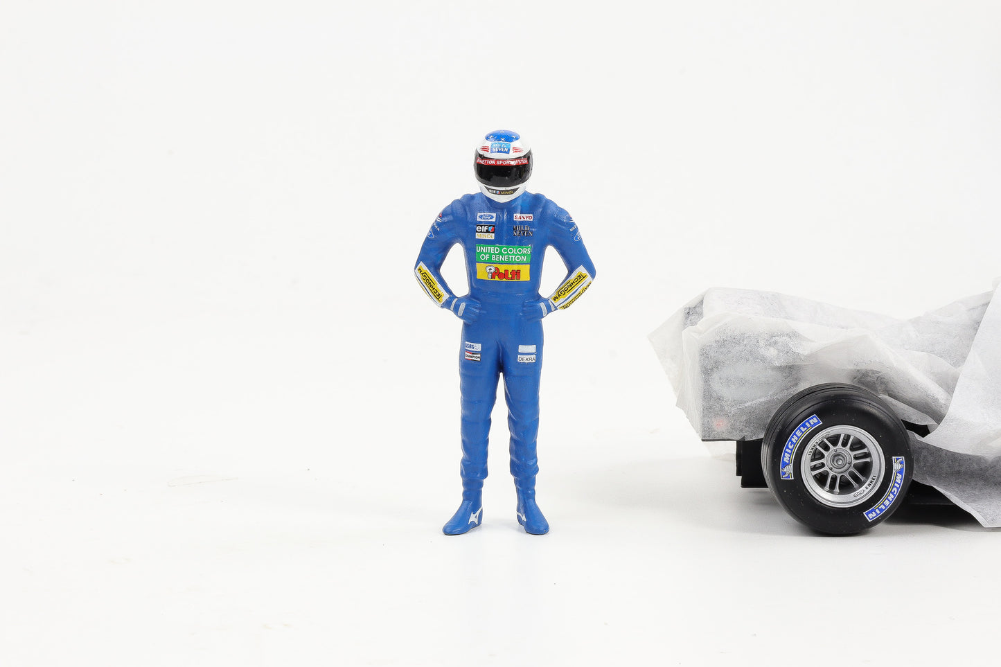 1:18 Cartrix Figur F1 Michael Schumacher 1994 Benetton Formel 1 ca. 10 cm