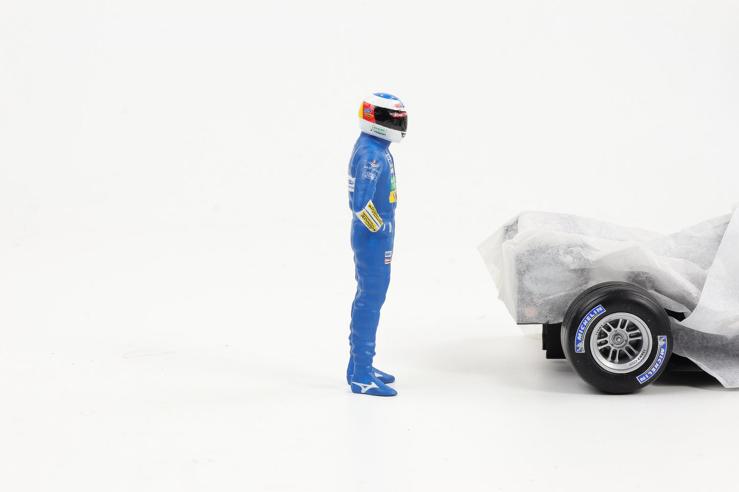 1:18 Cartrix Figur F1 Michael Schumacher 1994 Benetton Formel 1 ca. 10 cm