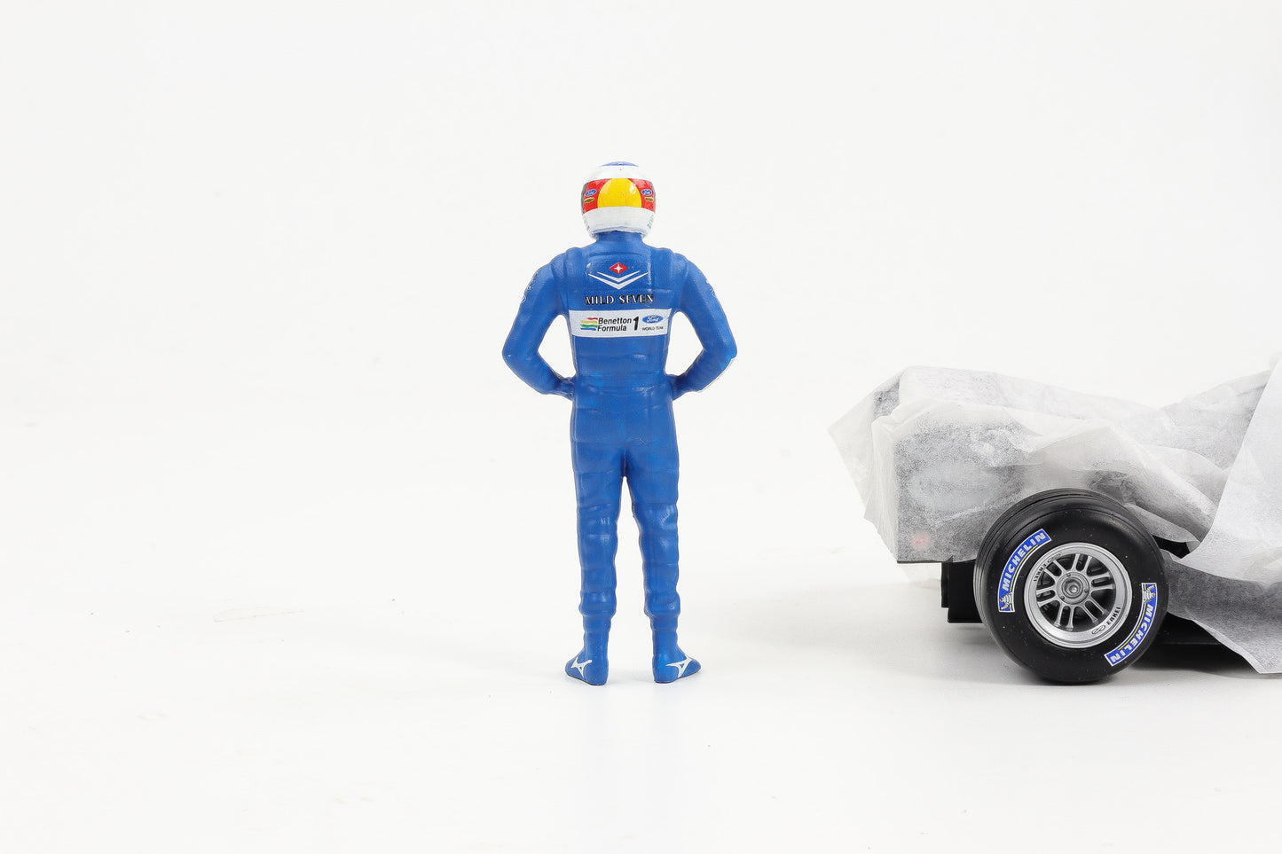1:18 Cartrix Figur F1 Michael Schumacher 1994 Benetton Formel 1 ca. 10 cm