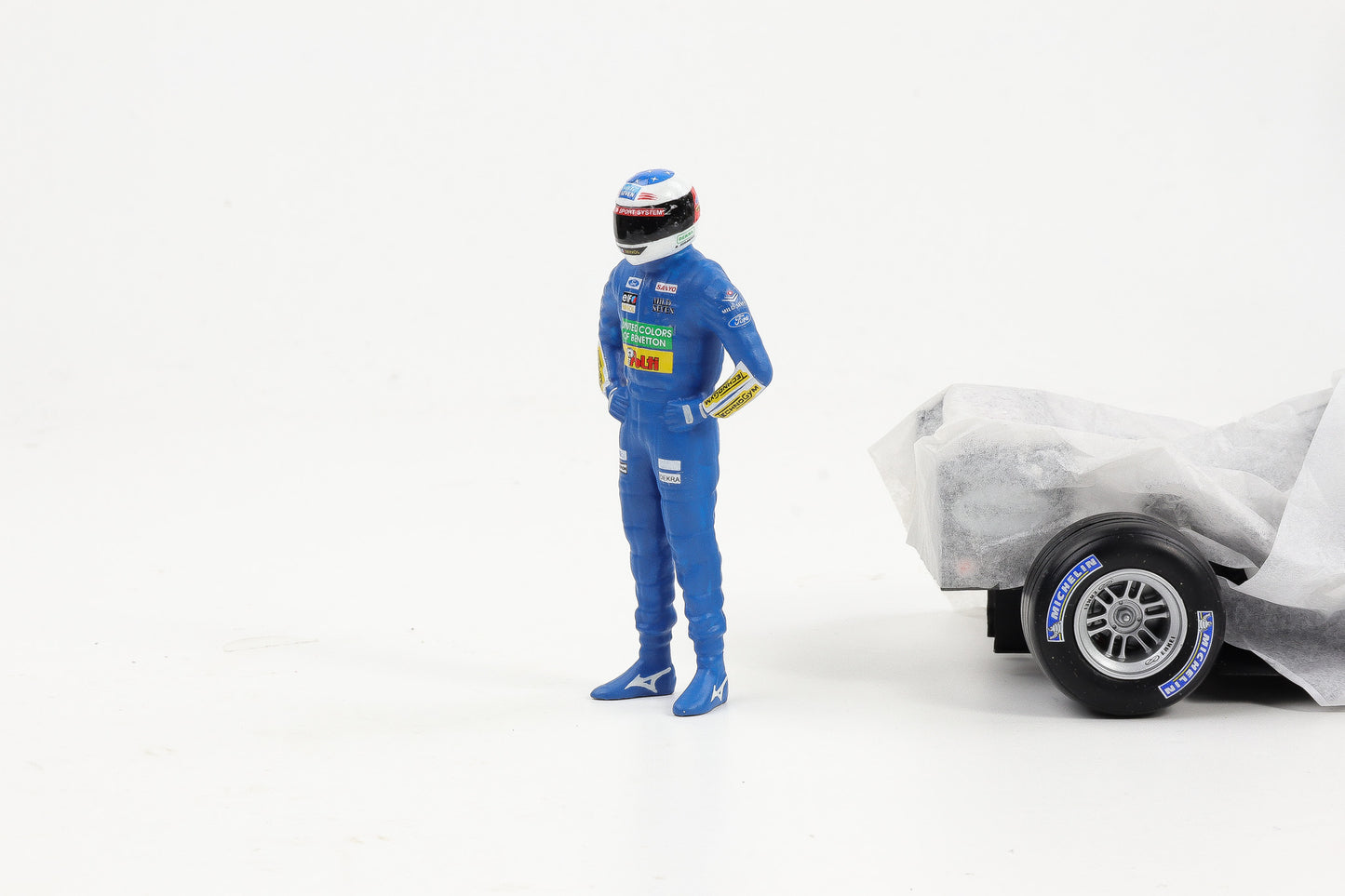 1:18 Cartrix Figur F1 Michael Schumacher 1994 Benetton Formel 1 ca. 10 cm