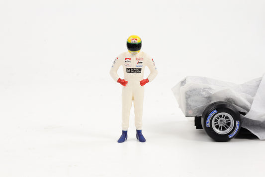 1:18 Cartrix Figur F1 Senna Toleman 1984 Formel 1 Figuren ca.10 cm