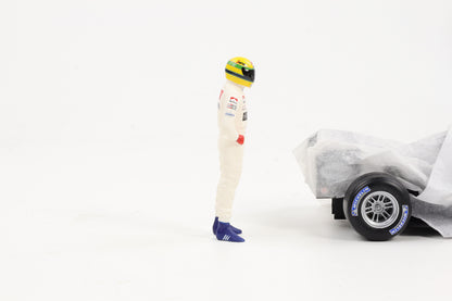 1:18 Cartrix Figur F1 Senna Toleman 1984 Formel 1 Figuren ca.10 cm