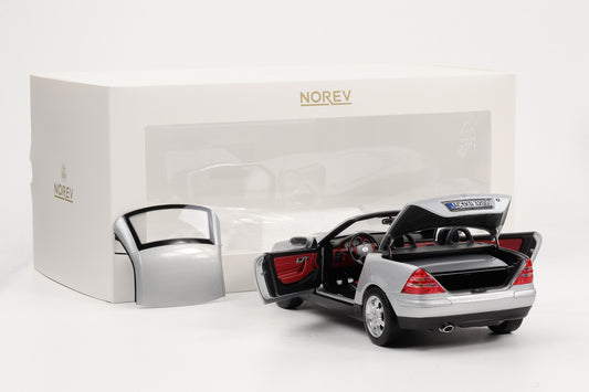 1:18 Norev Mercedes Benz SLK 200 Roadster R170 1996-2000 brillant silber